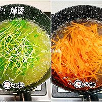 葱油拌三丝,自制葱油打败夏日没胃口!的做法图解6