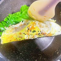 #豪吉藤椒油真香来袭#元气满满的营养早餐!鸡蛋煎饼的做法图解19
