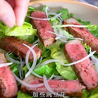 黑松露牛排春菜沙拉的做法图解4