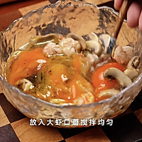 黑松露虾仁口蘑滑蛋的做法图解4