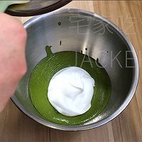 抹茶古早奶酪杯,浓醇奶酪 + 清新抹茶,绵密湿润の软乎乎!的做法图解8