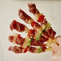 百香果菠萝烤肉串的做法图解4