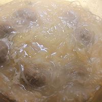 白菜粉丝牛筋丸汤的做法图解7