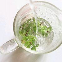 薄荷西米绿豆汤的做法图解2