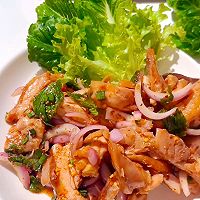 泰国美食鸡肉沙拉的做法图解7
