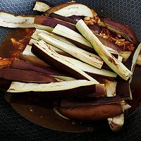 蒜辣豉肉烧茄条的做法图解4