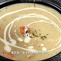 鸡肉蘑菇浓汤的做法图解8