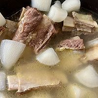 牛排骨萝卜汤的做法图解7