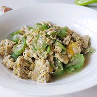 蒜香丝瓜水炒蛋的做法图解6