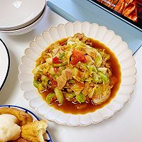 番茄炒包菜，酸咸可口专治夏季没食欲的做法图解7