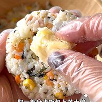 照烧芝士饭团的做法图解4