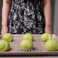 中药消暑养生面包 开心果绿豆薄荷冰面包的做法图解32