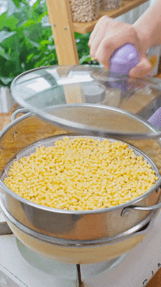 【宝宝辅食】藕粉百合绿豆爽的做法图解2