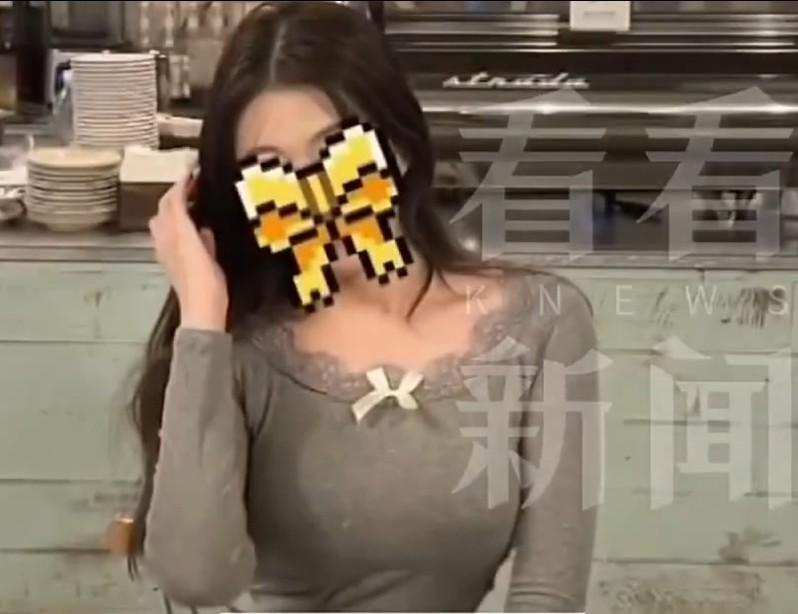 黄姓女子靠着各种花式「白嫖」,在上海过了两个月。(视频截屏)