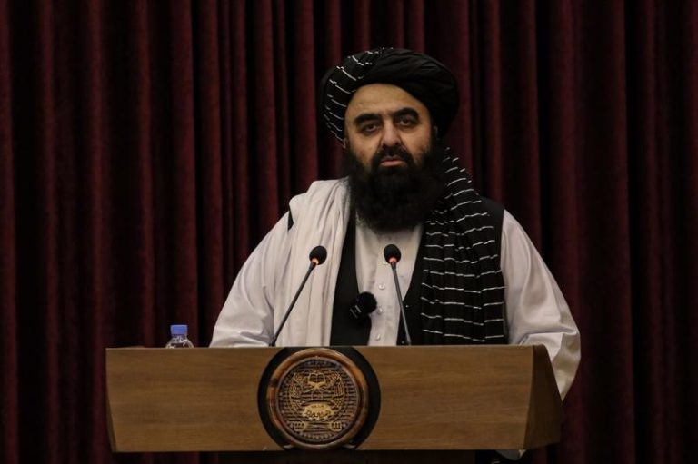 阿富汗外交部长穆塔奇（Amir Khan Muttaqi）。欧新社