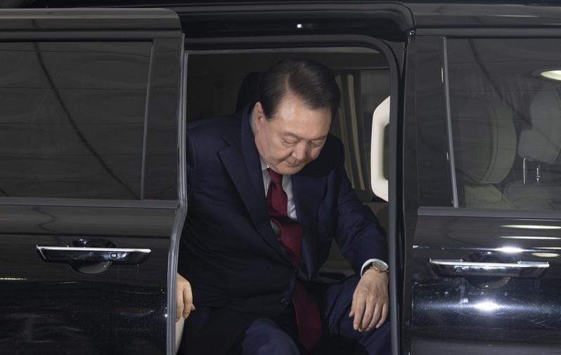 尹锡悦再度接受特侦组讯问。(欧新社)