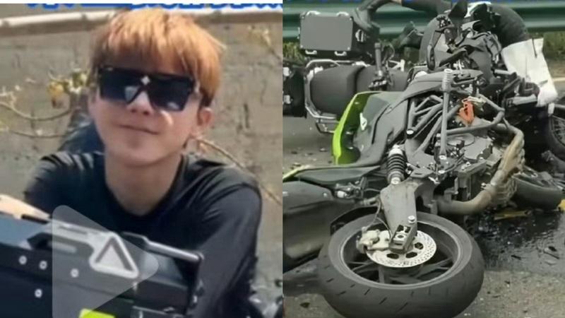 中国21岁网红「追风少年」周钧灏车祸重伤不治。(取材自微博)