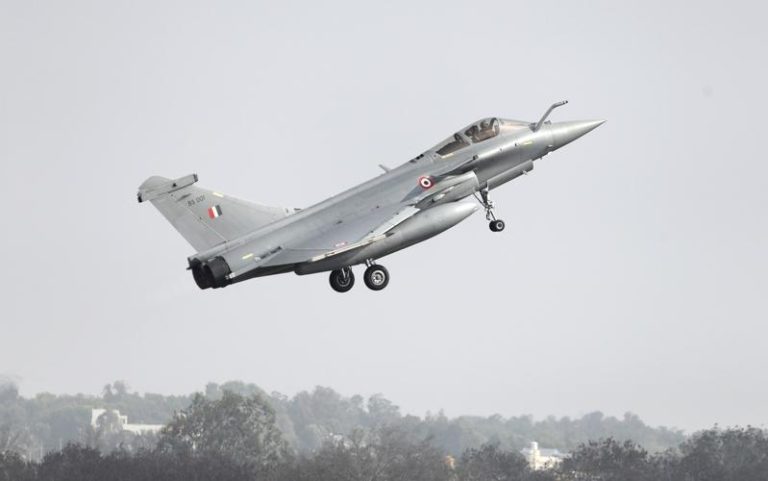 一架法国制造的飙风（Rafale）战机。美联社
