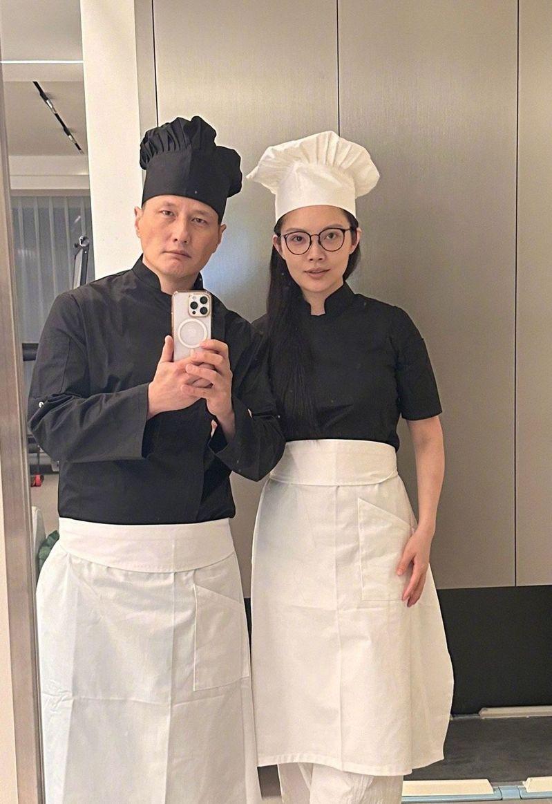 尹子维(左)、徐冬冬再成网友关注焦点。(取材自微博)
