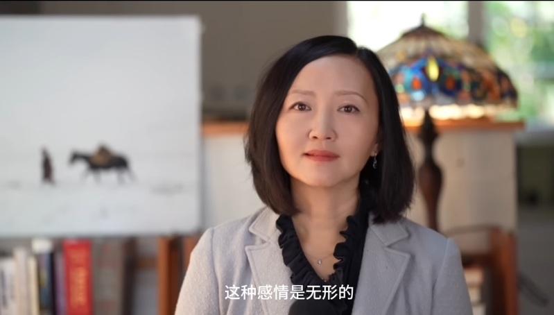 柴静以「真实自有万钧之力」回应书被禁一事。(视频截屏)