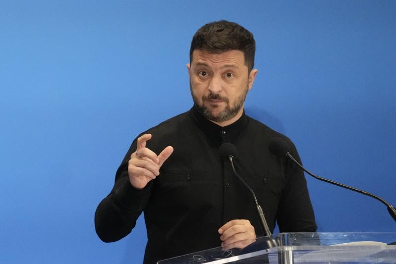 乌克兰总统泽伦斯基(Volodymyr Zelenskyy)。美联社