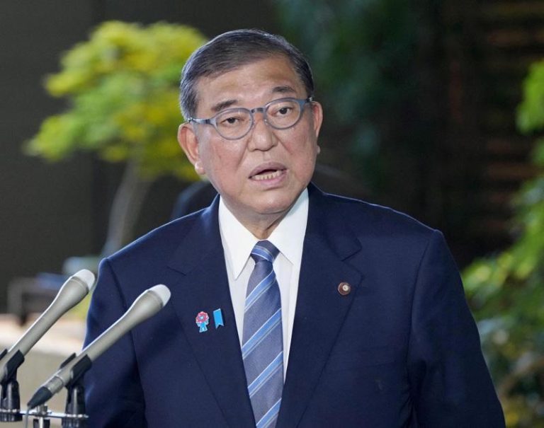 日本首相石破茂。（路透）