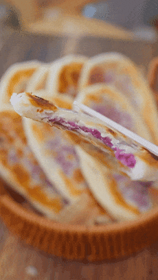 【宝宝辅食】紫薯酥饼的做法图解18