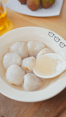 【宝宝辅食】蒸七颗荔枝的做法图解6