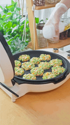 【宝宝辅食】豆角小煎饼的做法图解10