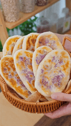 【宝宝辅食】紫薯酥饼的做法图解17