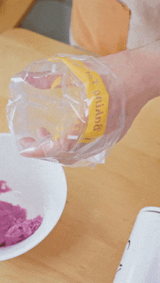 【宝宝辅食】黑芝麻紫薯小馒头的做法图解1