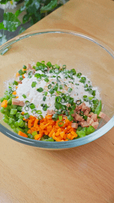 【宝宝辅食】豆角小煎饼的做法图解7