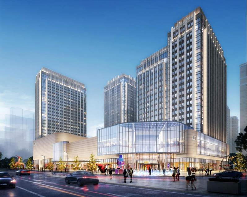 胖东来位于河南新乡第三家门店进入招工阶段。图为顾客在许昌胖东来超市门口拍照。(中新社)
