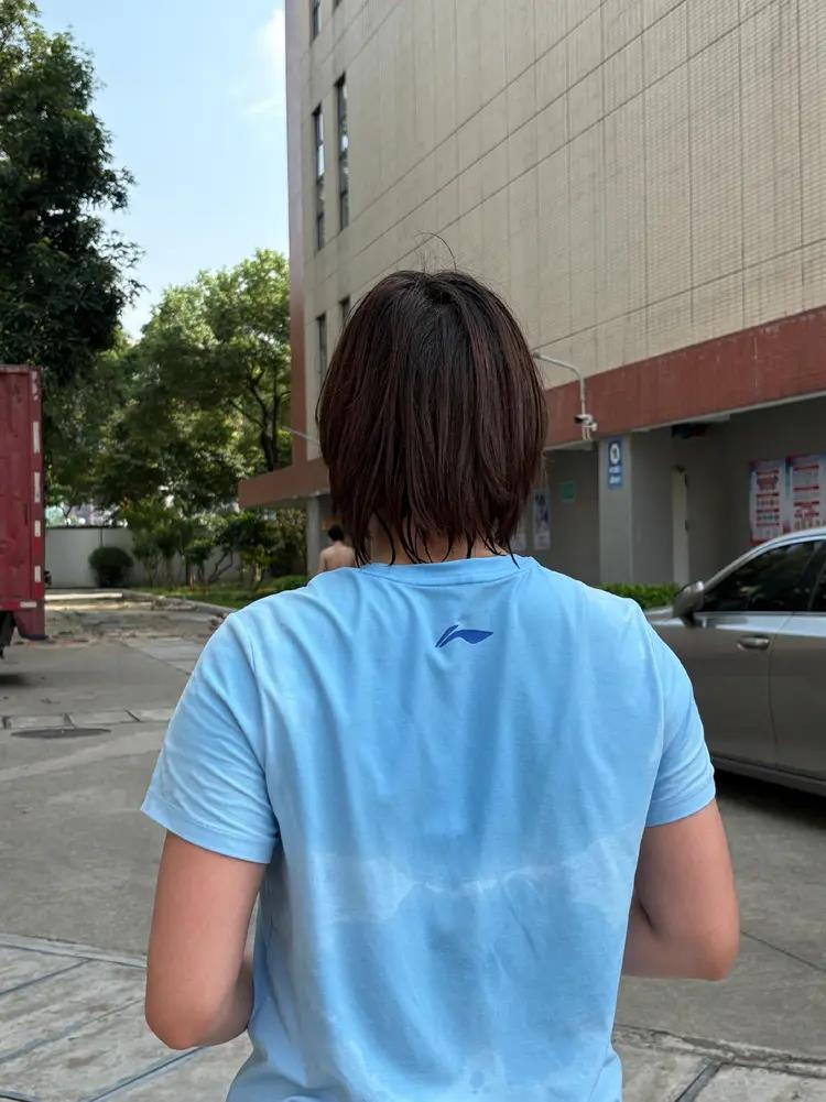 全红婵之前被调侃「脸变圆了」。(视频截屏)
