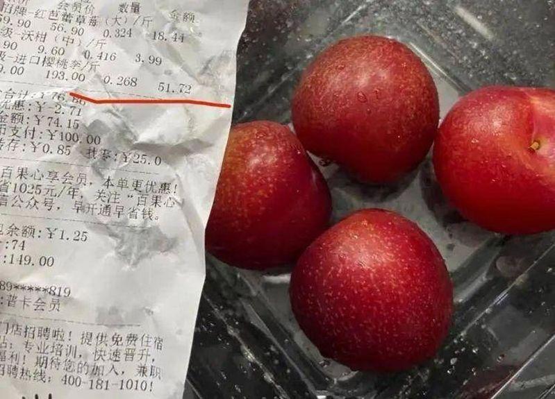 多数网友认为百果园的水果太贵。（取材自红星新闻／视觉中国图）
