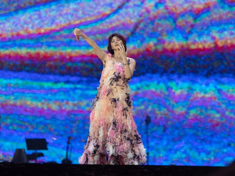 孙燕姿透露此行吃了很多小吃。图／Make Music提供