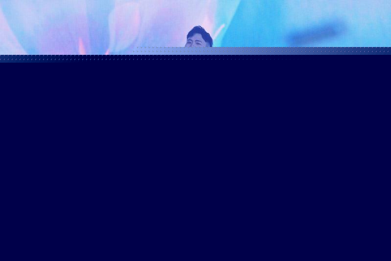 萧秉治演唱会热力唱跳。图／相信音乐提供