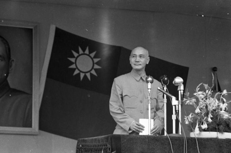 台湾前总统蒋介石。图／联合报系数据照片