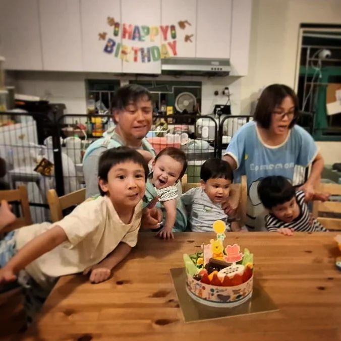 张致恒婚后连生四子，曾自爆经济困难，上网求帮助。(取材自Instagram)