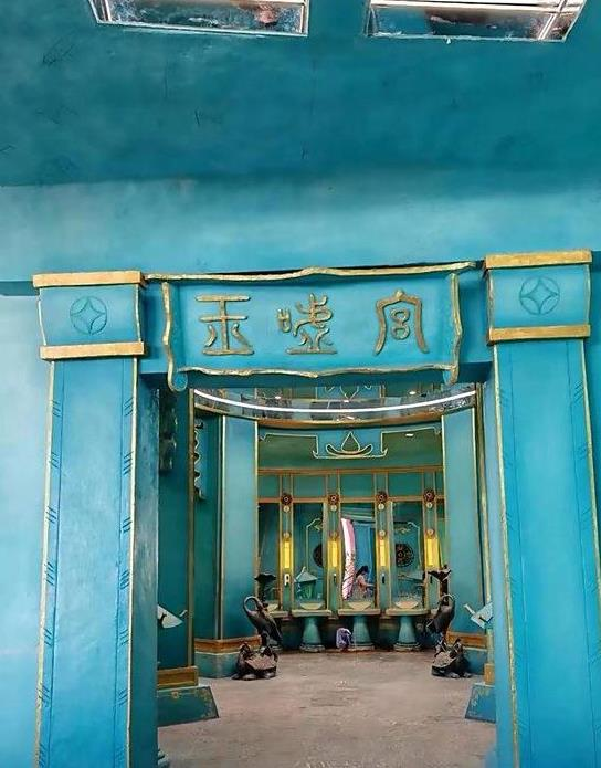 在电影「哪吒2」中也出现了「玉虚宫」的建筑形象。(取材自潇湘晨报)