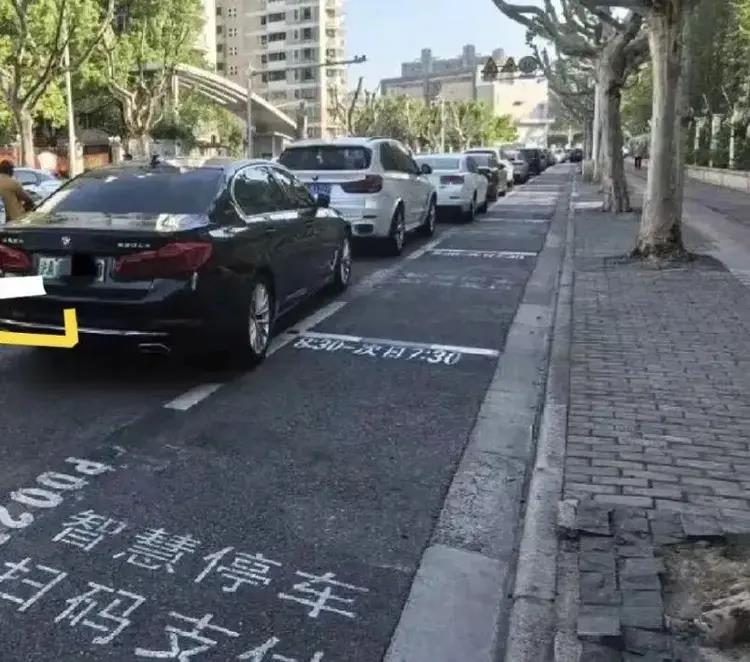为了逃避收费,一些市民将车停在停车位以外。(取材自上海法治报)