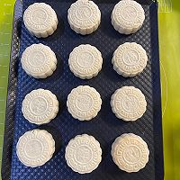京式月饼(抹茶蜜豆味)—外皮酥脆,清香可口!的做法图解16
