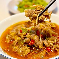酸汤肥牛的做法图解4