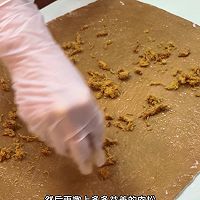 家庭版免揉面!露思同款红糖肉松花卷,超简单!的做法图解4