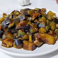 香辣豉肉烧茄丁的做法图解8