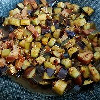 香辣豉肉烧茄丁的做法图解5