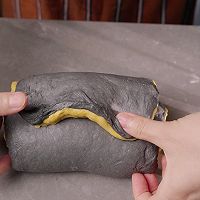 荷叶莲子紫米养生面包的做法图解40