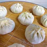 韭菜苔水煎包的做法图解6