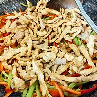 双椒炒肉丝的做法图解12
