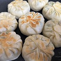 韭菜苔水煎包的做法图解8